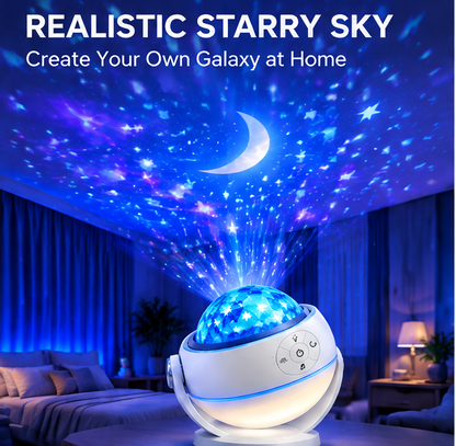 ✨ 𝐓𝐨𝐲𝐧𝐞𝐜𝐝® 3-in-1 Galaxy Star Projector & Night Light with Bluetooth Speaker (180° Adjustable) 🌌