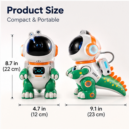 🦖 𝐓𝐨𝐲𝐧𝐞𝐜𝐝® Space Dino Galaxy Projector – 2-in-1 Starry Night Light & Sound Machine | Multiple Magical Projection Scenes for Kids & Toddlers ✨🌌🚀